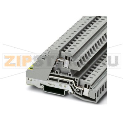 Монтажные многоярусные клеммы Phoenix Contact PIK 6-PE/L/L Винтовые зажимы, Сечение:  0,2 мм² - 10 мм², AWG: 24 - 8, Ширина: 8,2 мм, Цвет: cерый, Тип монтажа: NS 35/7,5, NS 35/15.Минимальный заказ: 50 шт.Упаковка: 50 шт.