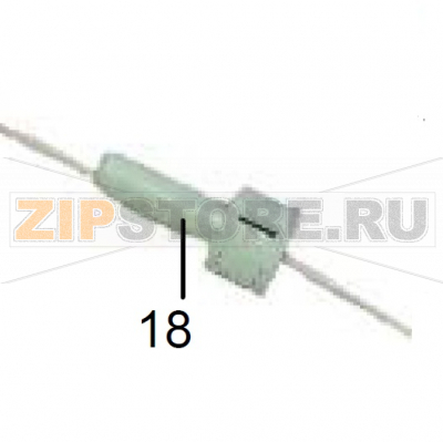 Cable clip Meiko DV 80.2 Cable clip Meiko DV 80.2Запчасть на деталировке под номером: 18Название запчасти Meiko на английском языке: Cable clip Meiko DV 80.2