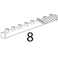 Spray bar small cubes Scotsman AC 56