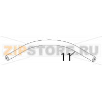 Black rubber pipe Ø 10.5*5 Fagor FI-80