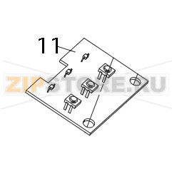 Panel PCB ass&#039;y Toshiba TEC B-852-TS12-QP Panel PCB ass'y Toshiba TEC B-852-TS12-QPЗапчасть на деталировке под номером: 11