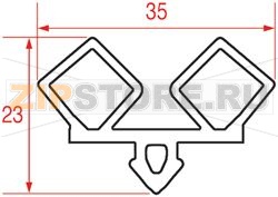 ДВЕРНОЙ УПЛОТНИТЕЛЬ ДЛЯ ХОЛОДИЛЬНЫХ КАМЕР 