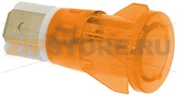 ЛАМПОЧКА ИНДИКАТОРНАЯ ОРАНЖЕВАЯ 230В 