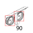 Ventole Ø: 196, H61, 38 pale, dado M8 Unox XB 403G