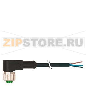 CONTROL LINE, PRE-ASSEMBLED ON ONE SIDE A-CODED ANGLE КАБЕЛЬ PLUG 4-ПОЛ. M12 C 5M КАБЕЛЬ 4X0.34SQMM Siemens 3RK1902-4GB50-4AA0 