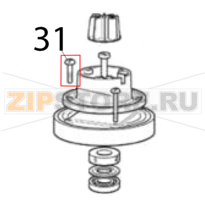 Vite Scotsman MF 46 AS Vite Scotsman MF 46 ASЗапчасть на деталировке под номером: 31