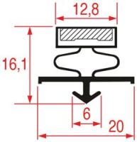 GUARNIZIONE AD INCASTRO 670x620 mm