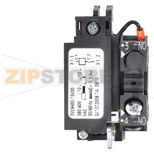 АКСЕССУАР ДЛЯ VL150UL, VL250UL VL250 UL, VL400UL,VL400XUL (CG-FRAME - LG-FRAME) НЕЗАВИСИМ. РАСЦЕПИТЕЛЬ 48... 60V AC ДЛЯ INSTALLATION ON THE RIGHT Siemens 3VL9400-1SM01 