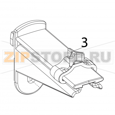 Edge guide Intermec PF4i Edge guide Intermec PF4iЗапчасть на деталировке под номером: 3Название запчасти на английском языке: Edge guide Intermec PF4i.
