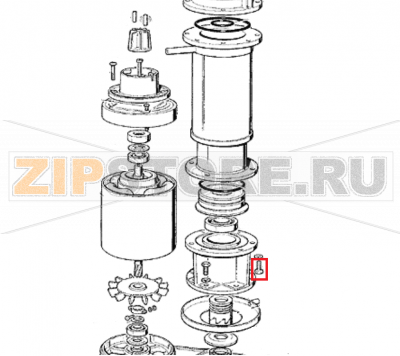 Schraube Scotsman MF 56 ASR       Schraube Scotsman MF 56 ASRЗапчасть на сборочном чертеже под номером: 37Название запчасти Scotsman на немецком языке: Schraube Scotsman MF 56 ASR