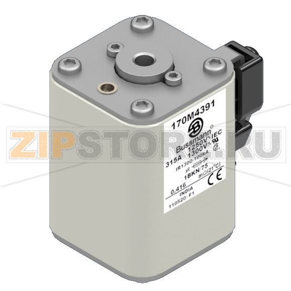 Предохранитель, 315 A, AC 1250 В, 100 кА, size 1, 53x69x74 мм, aR, IEC UL Eaton FUSE 315A 1250 