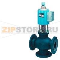 M3P80FYP - Смесительный/2-ходовой регулирующий клапан, фланцевый, PN16, DN80, kvs 80, AC 24 В, 0/2...10 В, 4...20 мА, для сред с минеральным маслом Siemens M3P80FYP