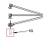 Screw, Ground Tapping (10−24 X 1/4") KitchenAid KSM90