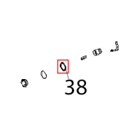 Guarnizione portalampada DE=53.2 Unox XBC 815G