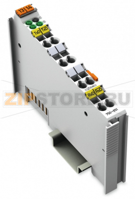 Интерфейс TTY; 9600 бод; N&#039;; 8/1 бит; светло-серые Wago 750-651 