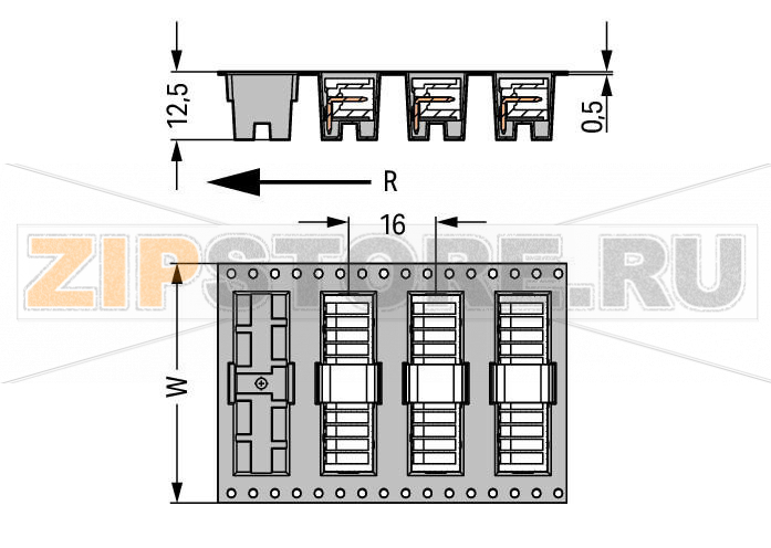 MCS MICRO Вилка под пайку THR; 0.8 x 0.8 mm solder pin; угловые; 100% защита от неправильного подсоединения; упаковка в ленте на бобине; Шаг контактов 2,5 мм; 5-пол.; черные Wago 733-365/105-604/997-406 Вилки для пайки оплавлением припоя для поверхностного монтажаДоступны в ленте на бобине для автоматической сборкиОптимальная теплопроницаемость благодаря дизайну корпуса контакта обеспечивает более низкие температуры пайки100% защита от неправильного подсоединенияВозможны варианты кодировки...