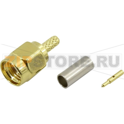Разъем SMA, 50 Ом, 1 шт TRU Components 1386725 