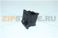 SWITCH 1-POLE BLACK VENT MOLVEN