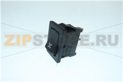 SWITCH 1-POLE BLACK VENT MOLVEN 