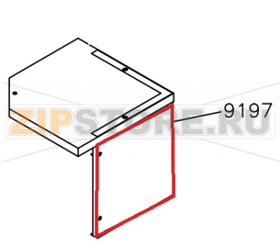 Fianco di chiusura Aristarco TR 1650                       Fianco di chiusura Aristarco TR 1650Запчасть на сборочном чертеже под номером: 9197Название запчасти Aristarco на итальянском языке: Fianco di chiusura Aristarco TR 1650