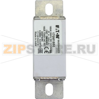Предохранитель, 160 A, DC 1000 В, size 000, 24x36x115 мм, aR, IEC Eaton FUSE 160A 1000V 000FN/9 
