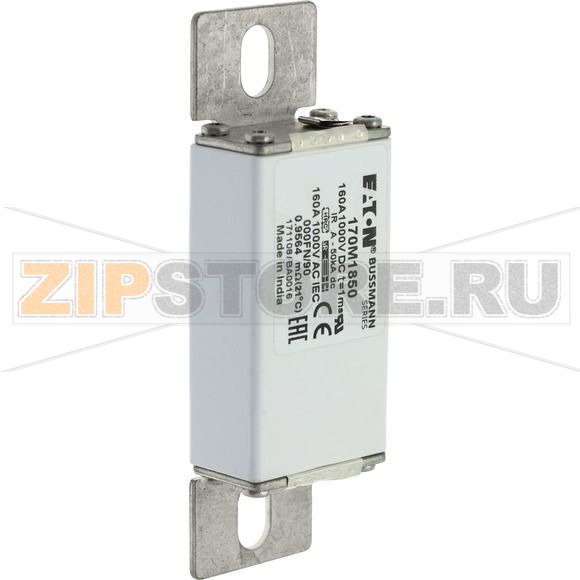 Предохранитель, 160 A, DC 1000 В, size 000, 24x36x115 мм, aR, IEC Eaton FUSE 160A 1000V 000FN/9 