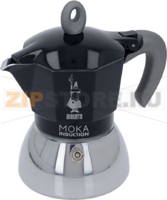 MOKA INDUCTION 4 CUPS BLACK BIALETTI 