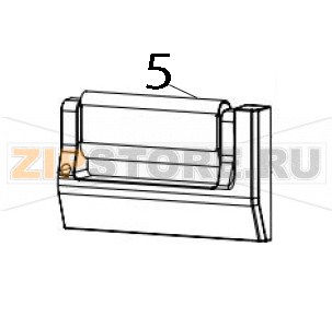 Rewinding front cover TSC MH641P Rewinding front cover TSC MH641PЗапчасть на деталировке под номером: 5