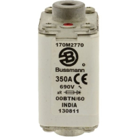 Предохранитель, 400 A, AC 690 В, 200 кА, size 00, 30x62x64 мм, aR, IEC Eaton FUSE 400A 690V 00B