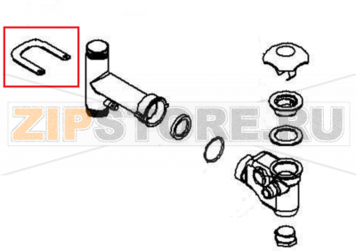Flat bracket Angelo Po FX101E3 Flat bracket Angelo Po FX101E3Запчасть на 