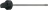 BLADE COVER TIE ROD M8x200 mm