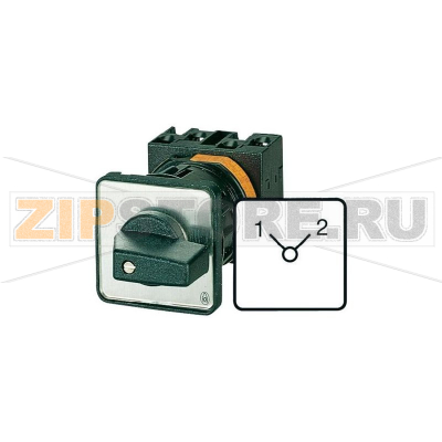 Переключатель кулачковый в корпусе 20 А, 690 В, 1x90°: 1 шт Eaton T0-3-8222/E 