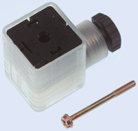 Разъем соленоидный 120 В, 2P+E, DIN 43650 A, прямой Hirschmann GDML 2016 LED 120 YE black