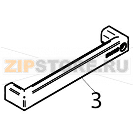 Ad hood handle Fagor ADE-120B Ad hood handle Fagor ADE-120BЗапчасть на деталировке под номером: 3Название запчасти Fagor на английском языке: Ad hood handle ADE-120B.