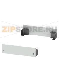 SIVACON, Base, for cabinets with front and rear door, H: 100 mm, W: 600 mm, RAL 7035 Siemens 8MF1060-2CR