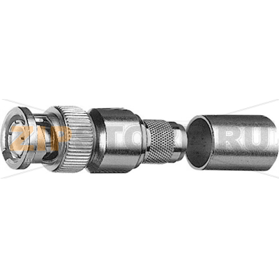 Разъем BNC, 75 Ом, 1 шт Telegärtner J01002A0046 