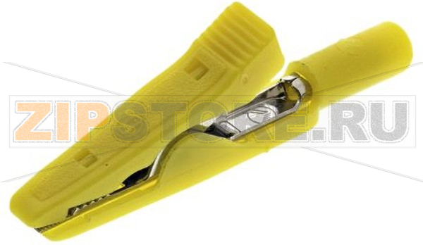 Зажим 8 A, тип: крокодил, желтый Hirschmann 930318103 