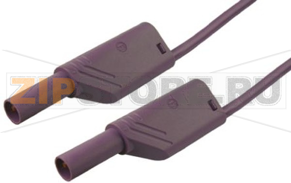 Провод испытательный 2 м, 32 A, 1000 В/AC/DC, фиолетовый Hirschmann 934089109 