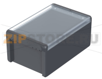Корпус, 271x170x120 мм, поликарбонат UL 94 V0, прозрачная крышка Bopla B 261712 PC-V0-G 7024