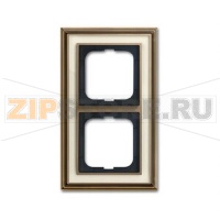 Рамка двухместная ABB 2CKA001754A4581