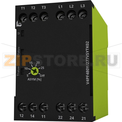 Реле контроля напряжения 208-480 В/AC, 1 шт Tele V4PF480Y/277VSYTK02 