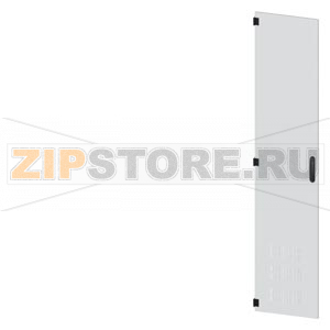 SIVACON, door, left, ventilated, IP40, H: 2200 mm, W: 450 mm, RAL 7035, Protection class 1 Siemens 8MF1270-2UT15-2BA2 