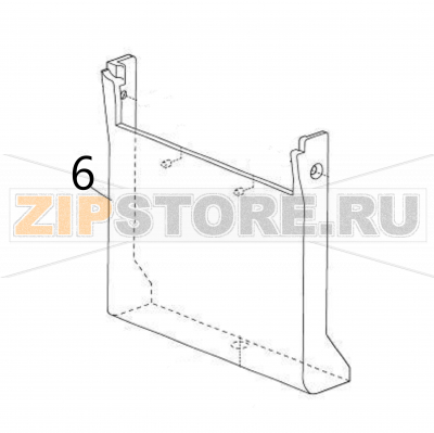 Cutter cover Sato DR308e Cutter cover Sato DR308eЗапчасть на деталировке под номером: 6Название запчасти на английском языке: Cutter cover Sato DR308e.