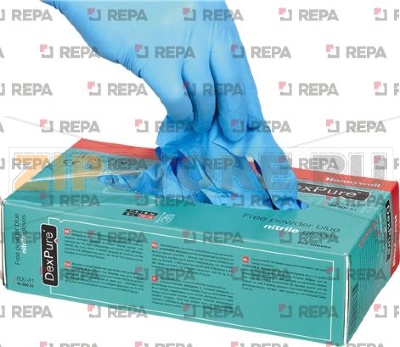 DISPOS. NITRILE GLOVES-100Pcs 