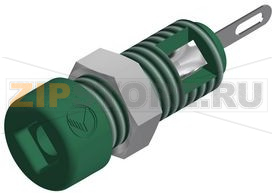 Разъем 6 А, 30 В, зеленый Hirschmann MBI 1 GREEN 