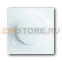 Клавиша для двухканального светорегулятора, белая ABB 2CKA006599A2903