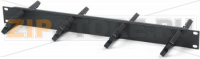 Hyperline CM-1U-PL-DBL Кабельный организатор с пластиковыми кольцами, двухсторонний, 19'', 1U
