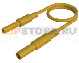Провод тестовый 1 м, желтый Hirschmann MAL S GG-B 100/2,5 YELLOW 