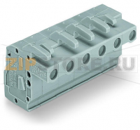 MCS MIDI Classic 1-проводниковая розетка; угловые; 2,5 мм; Шаг контактов 7,5 мм; 12-пол.; 2,50 mm; серые Wago 732-112/026-000