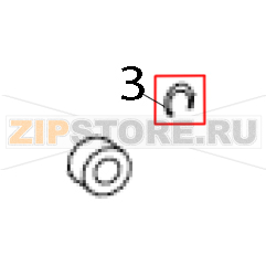 Crescent ring ext .250 Yel, Qty of 100 RH and LH Zebra 170PAX4 Crescent ring ext .250 Yel, Qty of 100 RH and LH Zebra 170PAX4Запчасть на деталировке под номером: 3